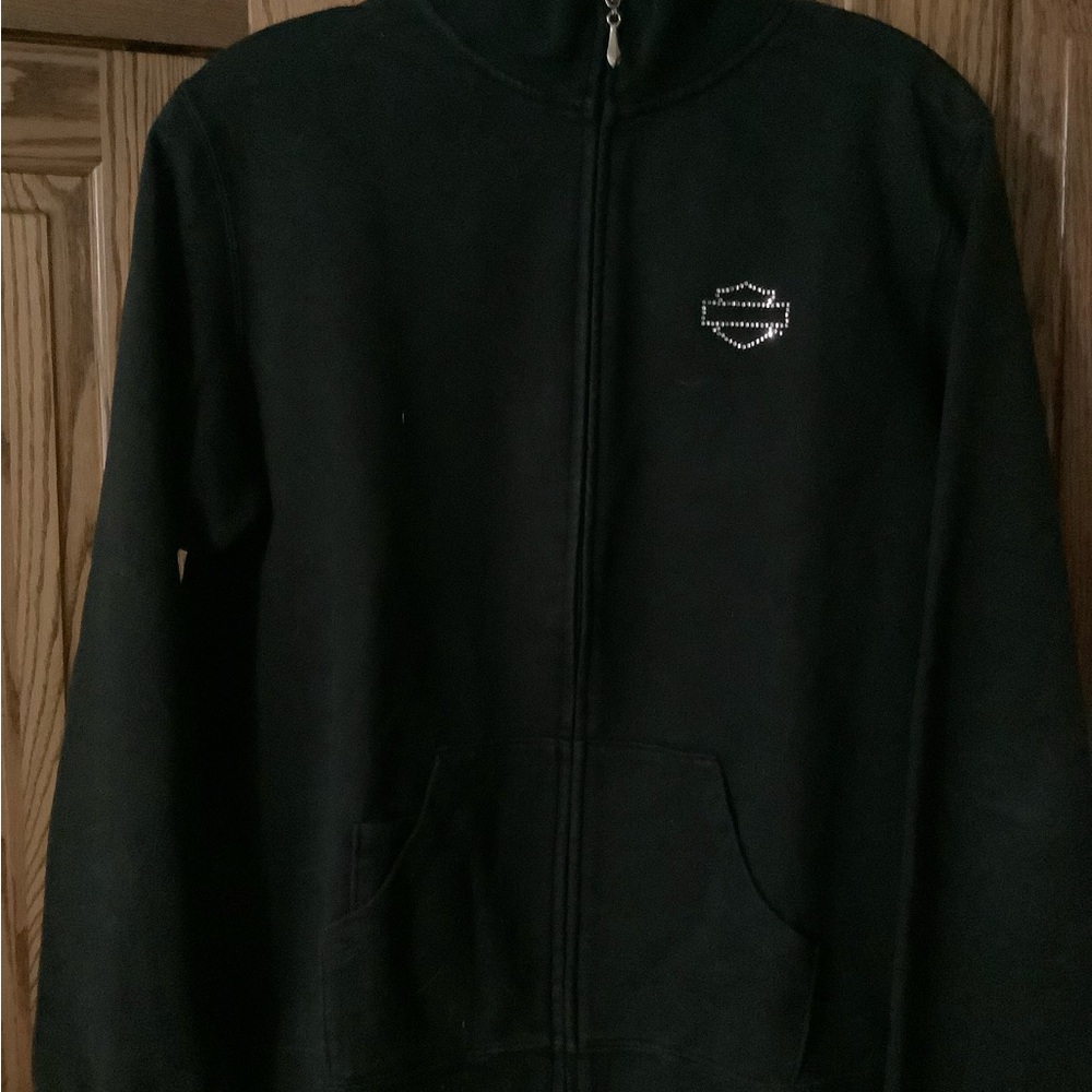 Black Zip-Up sweatshirt